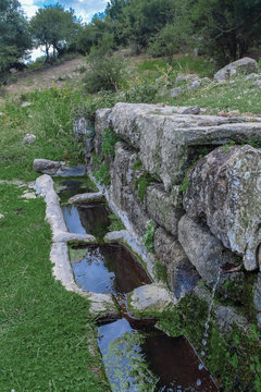 Ancient fountain in Neandreia