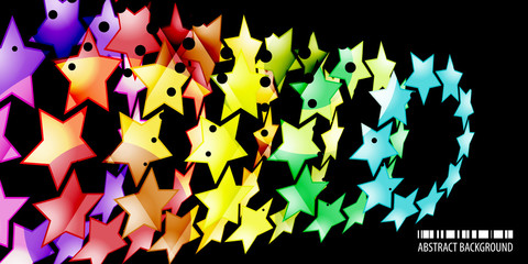 Geometric colorful abstract background