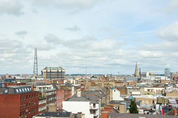 Skyline of Dublin City, Ireland