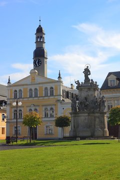Town Hall in Chrastava, Czech Republic