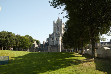 Obraz premium Christchurch Cathedral in Dublin City, Ireland