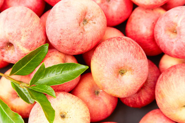 Fresh red apple