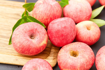 Fresh red apple