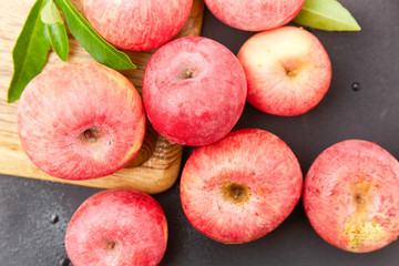 Fresh red apple