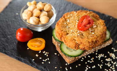 Vegetarian burger