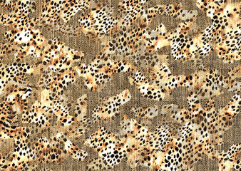 abstract leopard skin texture design