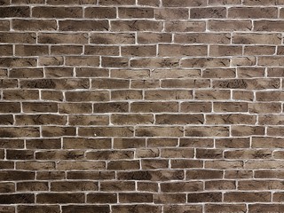 old brown brick wall background