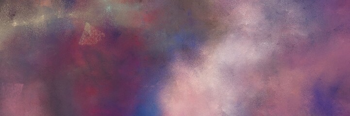 painted old horizontal background banner with old lavender, dim gray and silver color
