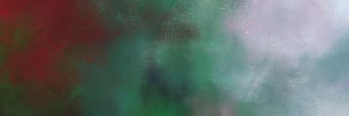 abstract decorative horizontal background banner with dark slate gray, ash gray and slate gray color