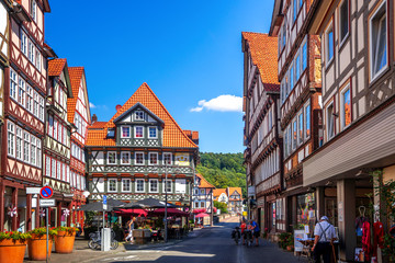 Fototapeta na wymiar Altstadt, Hannoversch Münden, Deutschland 