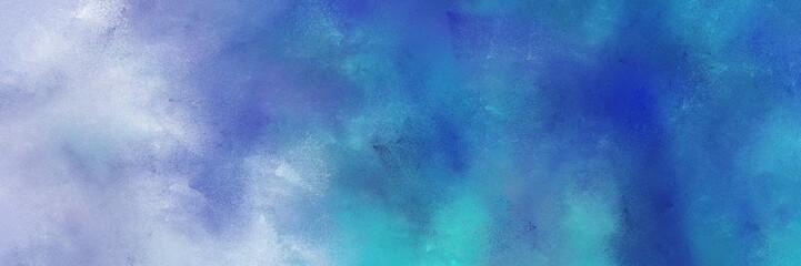 vintage painted art retro horizontal texture background  with steel blue, light steel blue and light pastel purple color