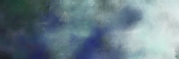 abstract vintage horizontal background with dark slate gray, light gray and light slate gray color