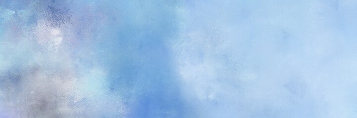 painted aged horizontal design background  with light steel blue, steel blue and corn flower blue color