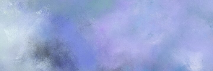 painted old horizontal texture background  with light pastel purple, dark slate blue and lavender blue color
