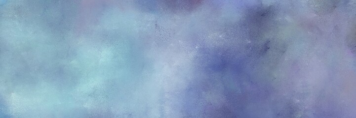 vintage painted art antique horizontal background texture with light slate gray, light blue and dark slate blue color