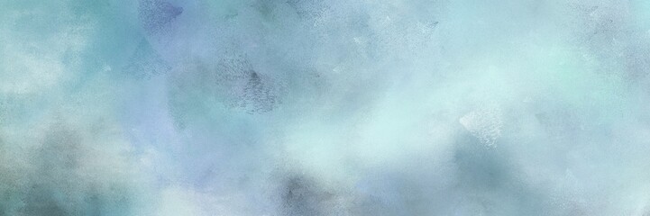 abstract retro horizontal background with pastel blue, light slate gray and teal blue color