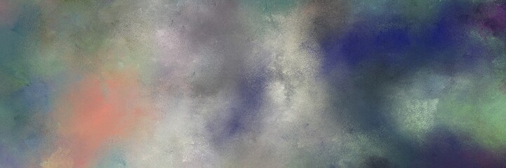 vintage painted art antique horizontal design with gray gray, tan and very dark violet color