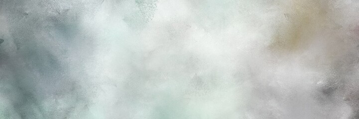 painted grunge horizontal texture background  with pastel gray, light gray and dim gray color