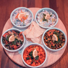 mixture of chutney and salad