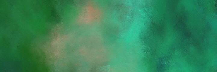 abstract vintage horizontal background design with sea green, gray gray and light sea green color