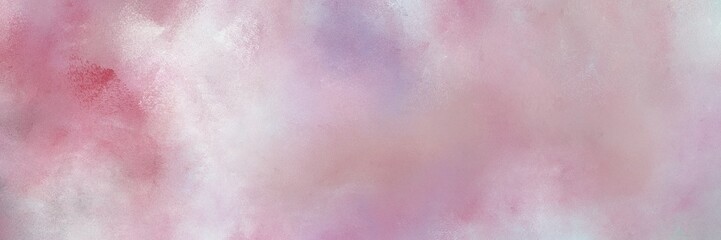 vintage painted art aged horizontal background banner with pastel purple, lavender and light gray color