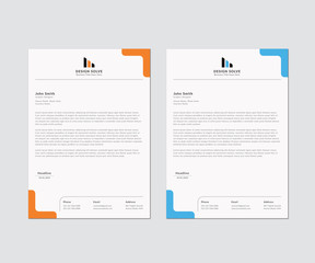 Letterhead Corporate Business Template Design