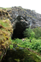 Entrance to the Shulgan-Tash cave in Bashkiria.