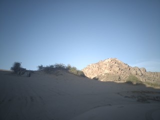 Cunene River bank on Angola/Namibia Border