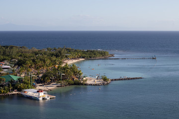 Fototapeta na wymiar island oceans in Cozumel