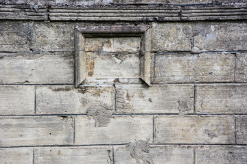 Stary betonowy mur
