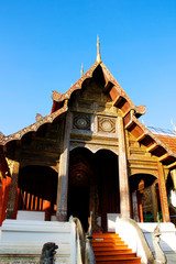 Buddhist temple in Chiang Mai, Thailand