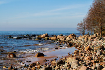 Beautiful landscape of the Baltic Sea coast.