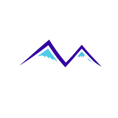 DESIGN HILL BLUE ON WHITE