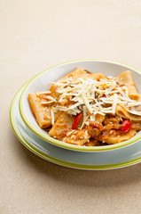 Paccheri al ragu di agnello e ricotta salata