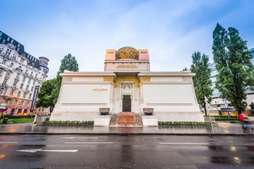 The Vienna Secession Building in Vienna, Austria.