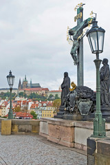 Fototapeta premium Charles Bridge in Prague, Czech Repubic