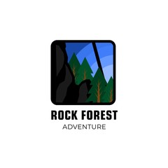 Rock Forest Logo Template