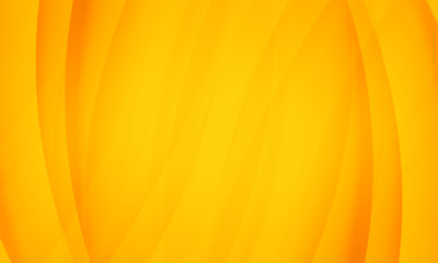 Abstract wave yellow orange color gradient geometric background.Curved lines graphic design.