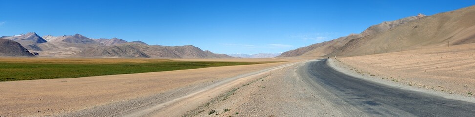 Pamir highway or pamirskij trakt, Pamir mountains