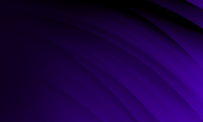 Abstract purple black curved gradient geometric dark background. with space for concept design Technology and modern.