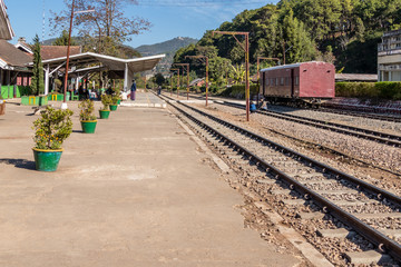 Fototapeta na wymiar Kalaw train station, shan state, Myanmar