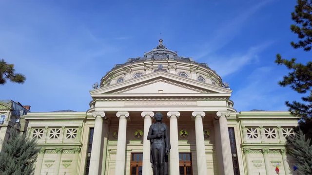 Romanian Athenaeum 4k, Bucharest , Romania