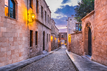 Rhodes, Greece -  Avenue of the Knights