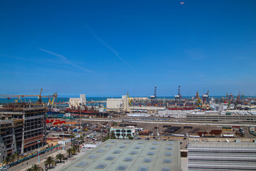 Casablanca, Morocco, the city on the top