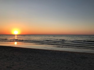 Sunset at the beach