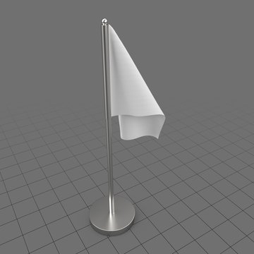 Table top flag