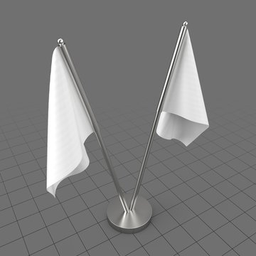 Table top flags