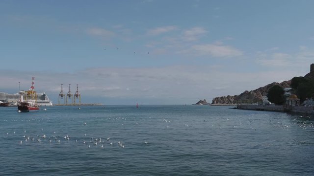 View from Mutrah Corniche, Muscat, Oman.