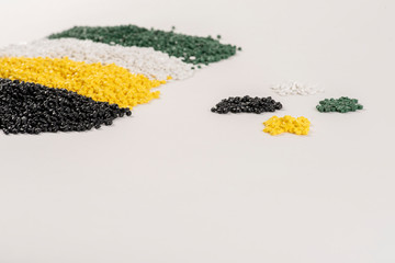 Granelli di plastica riciclata