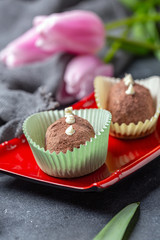 Truffle mini cakes 